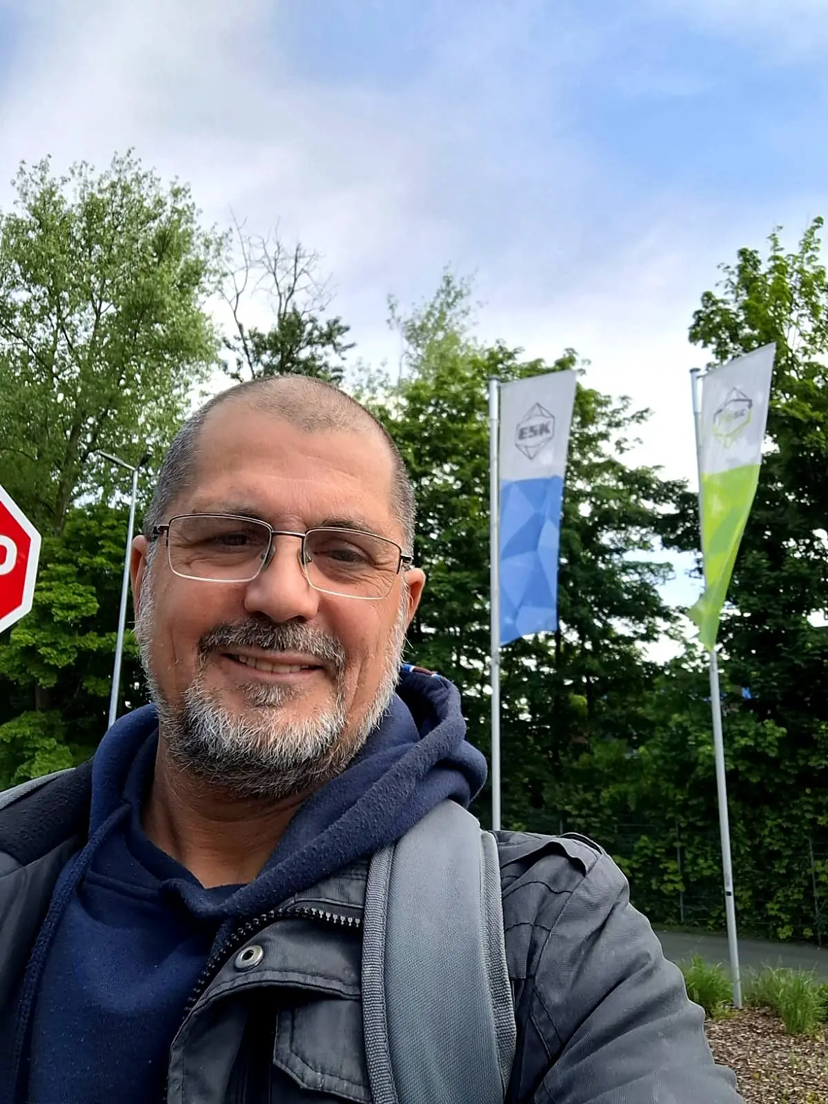 Mitarbeiter von LupenRhein im Außeneinsatz