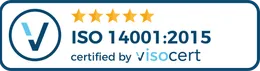 ISO 14001:2015 zertifiziert by VISOCERT
